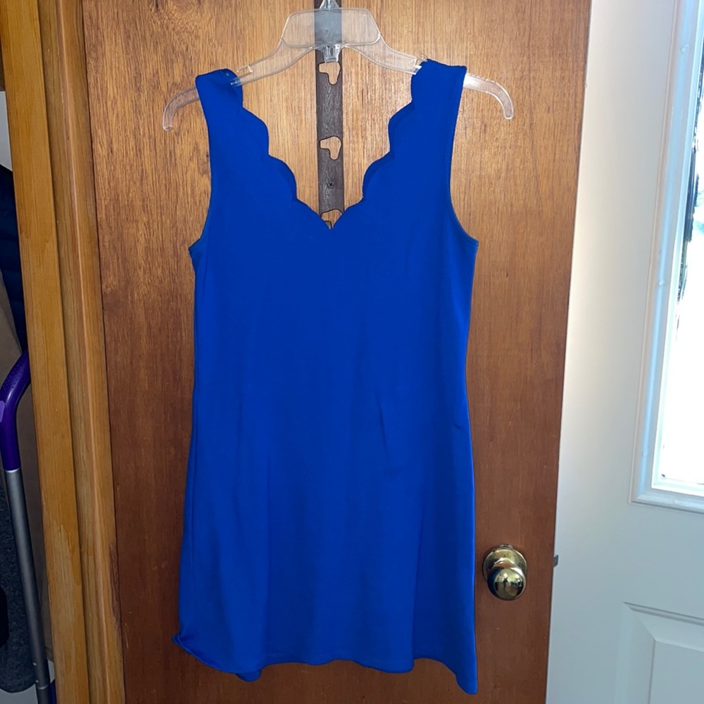 Blue dress